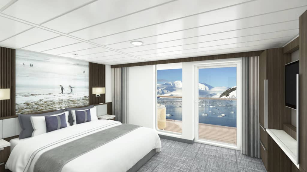 Balcony Stateroom Category A - Sylvia Earle - Aurora Expeditions