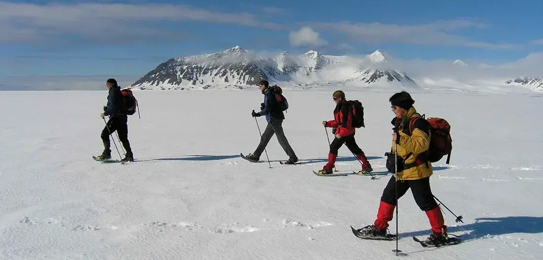 Snowshoering in Antarctic Cruises